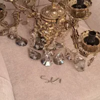 لوستر برنجی|لوستر و چراغ آویز|رشت, دروازه لاکان|دیوار