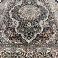 فرش سرمه ای۱۲متری۷۰۰شانه تراکم۲۵۵۰/کاملا نو و آک|فرش|اصفهان, بهاران|دیوار
