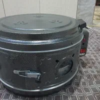 تنور برقی بزرگ با المنت بالا و پایین ویک سینی بزرگ