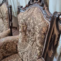 فروش مبل سلطنتی لوکس ۸ نفره در حد نو|مبلمان خانگی و میز عسلی|ابهر, |دیوار