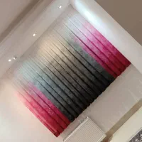 پرده حریرشاین مخمل مینیمال