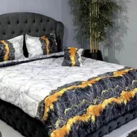 روتختی دونفره ماربل همراه پادری ست