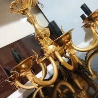 لوستر برنز قدیمی فروشی