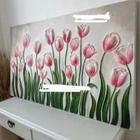 تابلو سه بعدی لاله