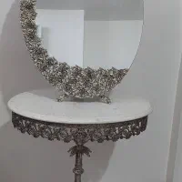 آیینه و پایه به همراه سنگ