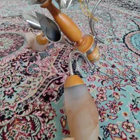 لوستر سه شاخه همراه با دیوارکوب فقط۵۰۰تومان|لوستر و چراغ آویز|مشهد, شاهد (شهرک غرب)|دیوار