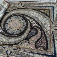 دو عدد فرش ۹ متری سرمه ای