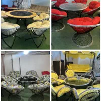 میز و صندلی باغی ملارا تاب آیلا آتشدان۰۸