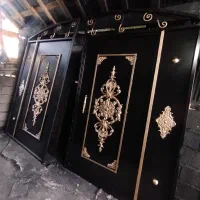 دروازه حیاط درب آهنی ویلا و ساختمان نو شیک و مدرن|مصالح و تجهیزات ساختمان|رشت, خواهر امام|دیوار