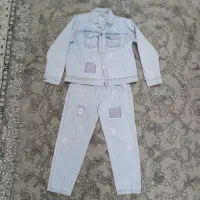 دو دست کت شلوار لی دخترانه