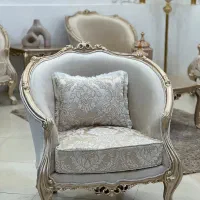 مبل کلاسیک مدل زمرد پشت و رو لمسه|مبلمان خانگی و میز عسلی|مراغه, |دیوار