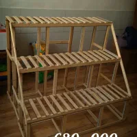 انواع استند گل ( تخفیف خورده ) شلف زیر گلدانی چوبی|گل مصنوعی|اراک, |دیوار