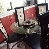 میز ناهارخوری چهارنفره تمیز و مرتب|میز و صندلی غذاخوری|مشهد, شهرک امام هادی (شهرک غرب)|دیوار