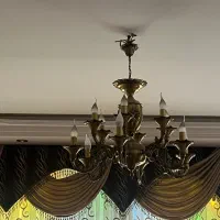 لوستر تمام برنج|لوستر و چراغ آویز|اصفهان, مهرآباد|دیوار