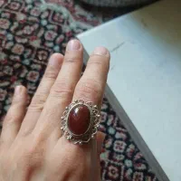 انگشتر نقره با نگین عقیق|جواهرات|شیراز, پودنک|دیوار