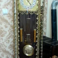 ست بوفه وساعت برنزخالص