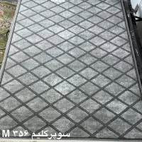 قالیچه سوپر گلیم ۴ متری و ۶ متری نگارین رنگ دودی