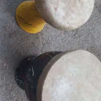 تیمپو سفالی و تنبک فلزی نو نو بدون کار کرد|سازهای سنتی|جویبار, |دیوار