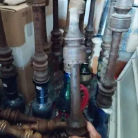 قلیان چوبی کافه ای.