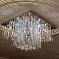 لوستر سقفی دوعدد|لوستر و چراغ آویز|کرج, باغستان|دیوار