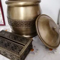 ست سطل وجا دستمالی