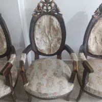 مبل سلطنتی ۹نفره (چوب روس پارچه ترک)|مبلمان خانگی و میز عسلی|تهران, گمرک|دیوار