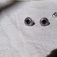 انگشتر گوشواره نقره