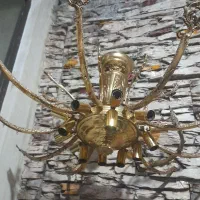 ۲عددلوستراصل برنز سنگین وزن|لوستر و چراغ آویز|ارومیه, |دیوار