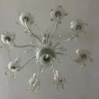 لوستر کریستال|لوستر و چراغ آویز|قم, سعادتی|دیوار