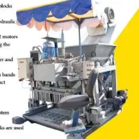 دستگاه بلوک زن اتوماتیک ۶ قالبه با بالابر