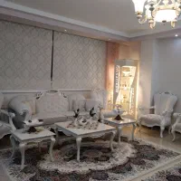 مبل ۷نفره با ست غذاخوری ۶نفره وویترین مناسب جهیزیه