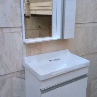 روشویی کابینتی تمام pvcست کامل تولیدی|لوازم سرویس بهداشتی|یزد, |دیوار