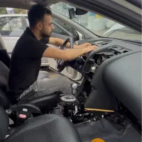 بازوبسته کردن داشبورد جهت تعویض رادیاتور بخاری|قطعات یدکی و لوازم جانبی|رشت, جانبازان|دیوار