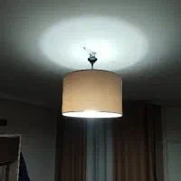 لوستر پارچه ای  کرم رنگ