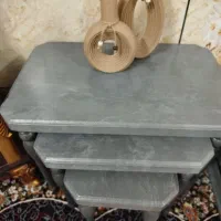 میز عسلی همراه با جلو مبلی