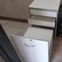 میز تحریر کم جا سفید ام دی اف