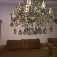 لوستر تمام برنجی به فروش|لوستر و چراغ آویز|رشت, استقامت ۲|دیوار