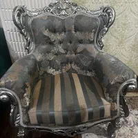 مبل سلطنتی ۸نفره با میز نهارخوری ۸نفره بامیزعسلی