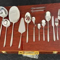 سرویس قاشق و چنگال 18نفره 95 تکه برند عرشیا آلمان|ظروف سرو و پذیرایی|آباده, |دیوار