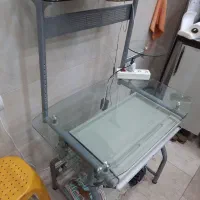 میز تحریر/کامپیوتر شیشه ای|میز تحریر و کامپیوتر|محمدیه-قزوین, |دیوار