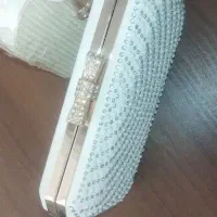 کیف مجلسی سفید مناسب عروس