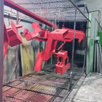 خدمات رنگ کوره ای الکترواستاتیک بارنگ پودری