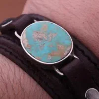 دستبند چرم مردانه گمشده