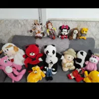 ۱۶عددعروسک های خارجی همه نو