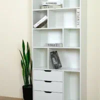 کتابخانه کشو دار تمام ام دی آف کورد چوب