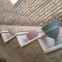 گلدان های تمیز سفالی و پلاستیکی سالم|گل و گیاه طبیعی|گنبد کاووس, |دیوار