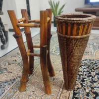 گلدان و پایه بامبو اصل
