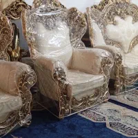 مبل ۹نفره سلطنتی در حد جهیزیه کار تهران|مبلمان خانگی و میز عسلی|تربتحیدریه, فتح المبین|دیوار