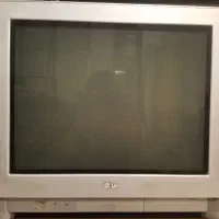 تلویزیون و میز تلویزیون ال جی 21 اینچ اصل