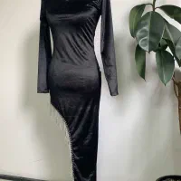 ماکسی بلند ریسه ای|لباس|مشهد, هنرور|دیوار